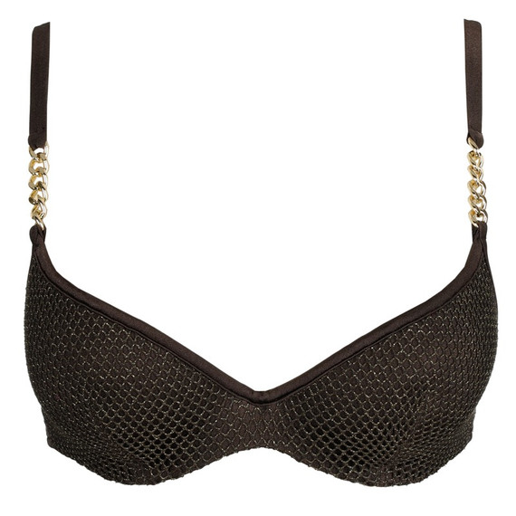 Sarda Swim Janja Plunge Bikinitop Chocolate