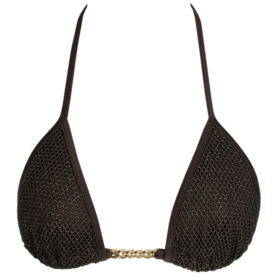 Sarda Swim Janja Triangle Bikini Oberteil Chocolate