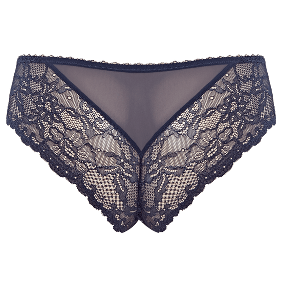 Panache Jasmine Slip Animal Navy