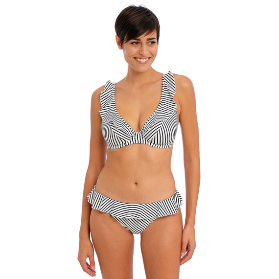 Freya Swim Jewel Cove Laag Bikinibroekje Stripe Black