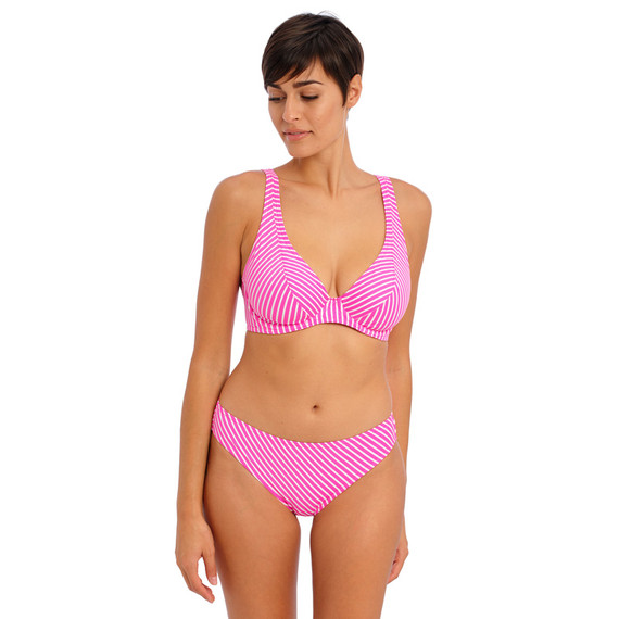 Freya Swim Jewel Cove Bikinibroekje Stripe Raspberry
