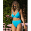 Freya Jewel Cove Hohe Bikini Hose Plain Turquoise