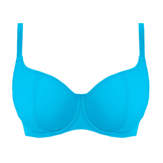 Freya Jewel Cove Padded Bikinitop Plain Turquoise