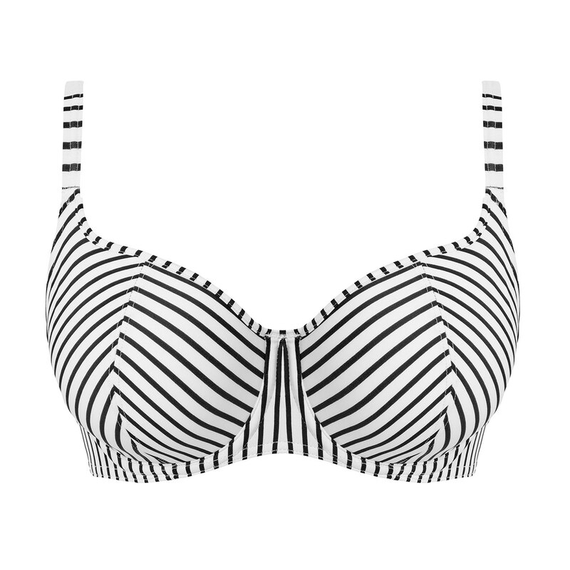 Freya Swim Jewel Cove Padded Bikinitop Stripe Black