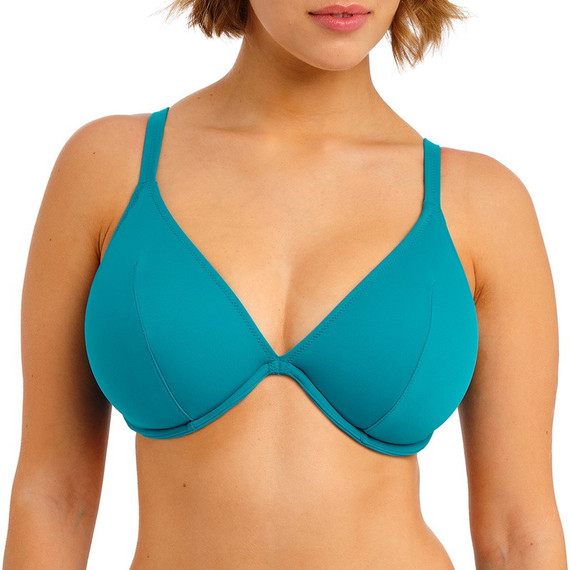 Freya Swim Jewel Cove Plunge Bikinitop Plain Moonstone