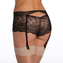 Marie Jo Jewell Hotpants met Jarretels Black
