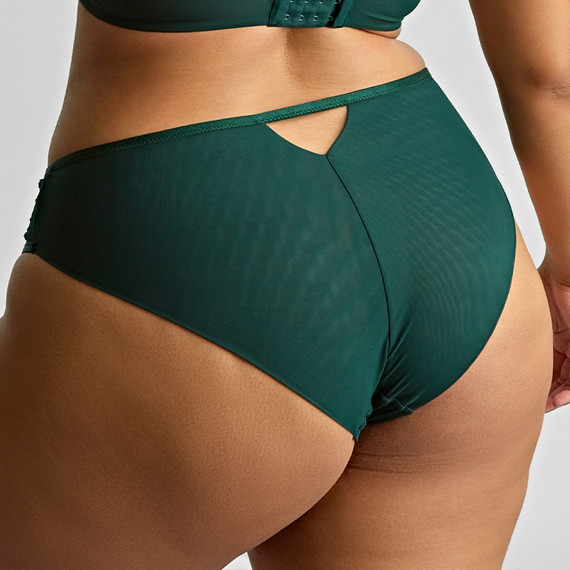 Sculptresse Josephine High Leg Slip Forest Green