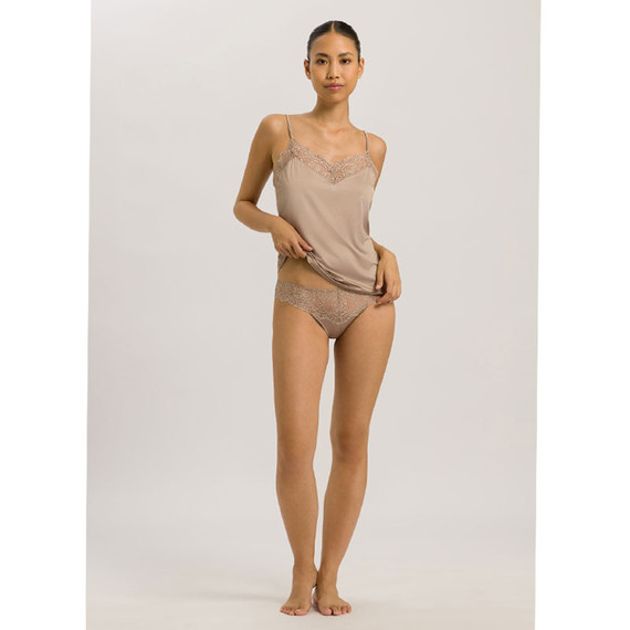 Hanro Josephine Slip Deep Taupe