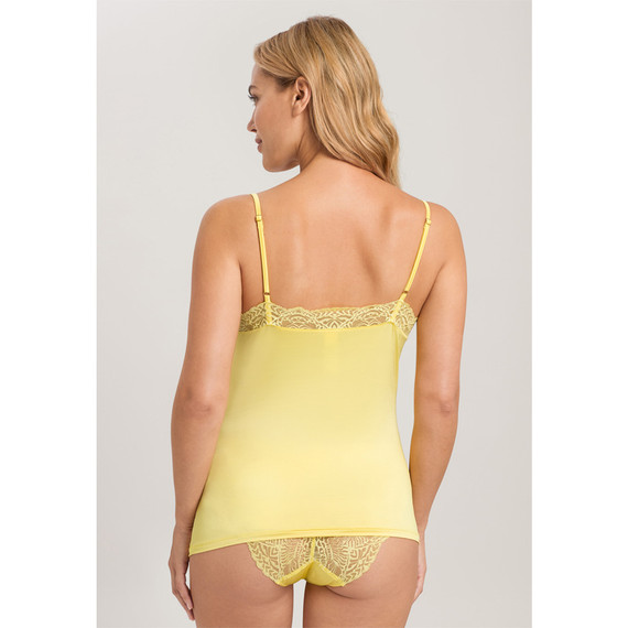 Hanro Josephine Top mit Spaghetti Trägern Limelight