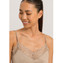 Hanro Josephine Spaghetti Top Deep Taupe