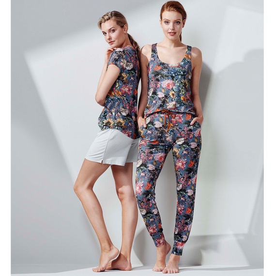 Essenza Jules Famke Pyjamabroek Moonlight Blue