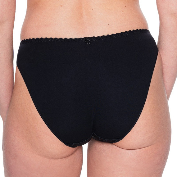Louisa Bracq Julia Slip Noir Or