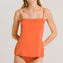 Hanro Juna Spaghetti Top Coral Gold