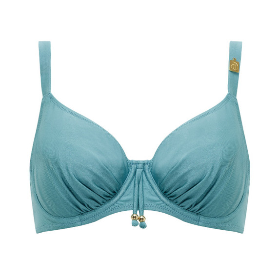 Annadiva Swim Frozen Waters Full Cup Bikinitop Ice