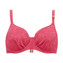Annadiva Swim Pink Garden Full Cup Bikinitop Cerise