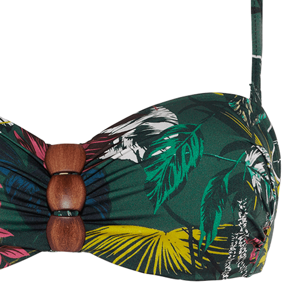 Cyell Jungle Chic Bandeau Bikinitop