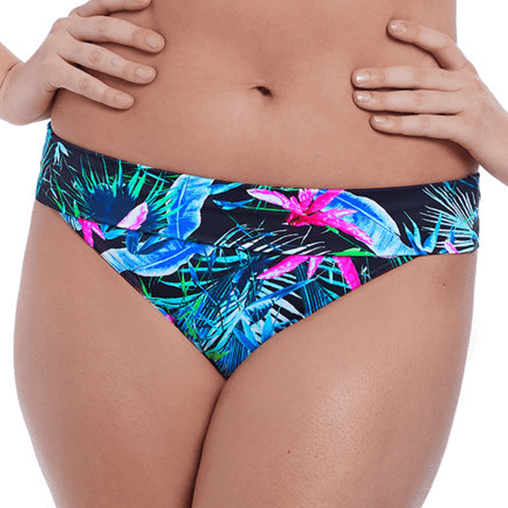 Freya Swim Jungle Flower Vouwbroekje Black Tropical