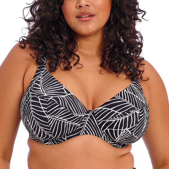 Elomi Swim Kata Beach Plunge Bikinitop Black