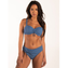 Beachlife Knitted Blue Hoog Bikinibroekje