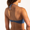 Beachlife Knitted Blue Bandeau Bikinitop