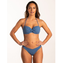 Beachlife Knitted Blue Bandeau Bikinitop