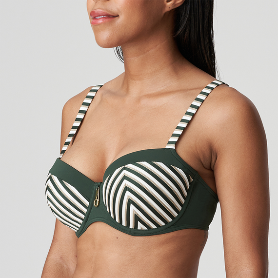 PrimaDonna Swim La Concha Voorgevormde Balconette Bikinitop Malachite
