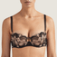Aubade La Belle Galante Half Cup BH Noir Phoenix