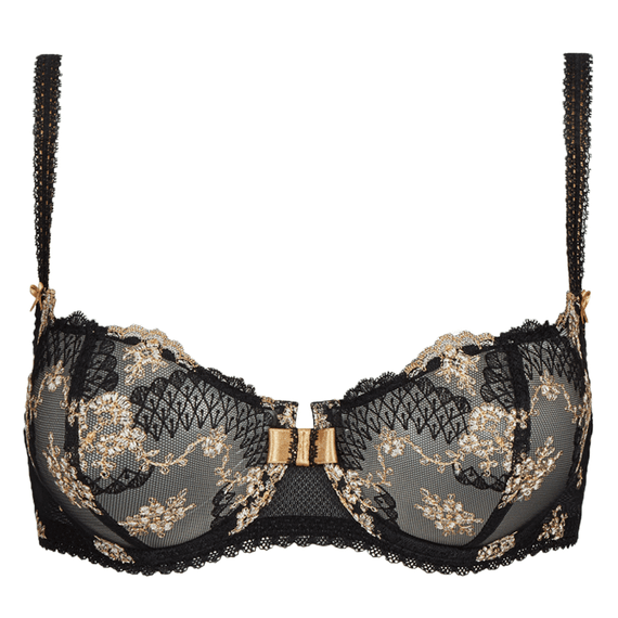 Aubade La Belle Galante Half Cup BH Noir Phoenix