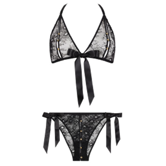 Aubade Boîte à Désir Lace Insomnia Set Black