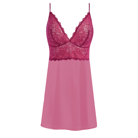 Wacoal Lace Perfection Nachtjurkje Red Plum