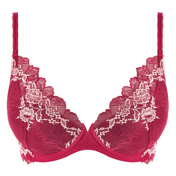 Wacoal Lace Perfection Push-up BH Cerise