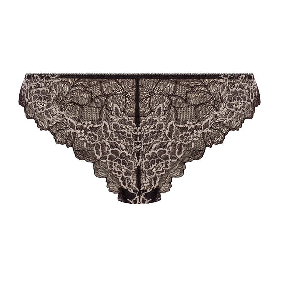 Wacoal Lace Perfection String Black Ivory