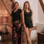 Annadiva Nachtwäsche Lacy Black Pyjama Shirt