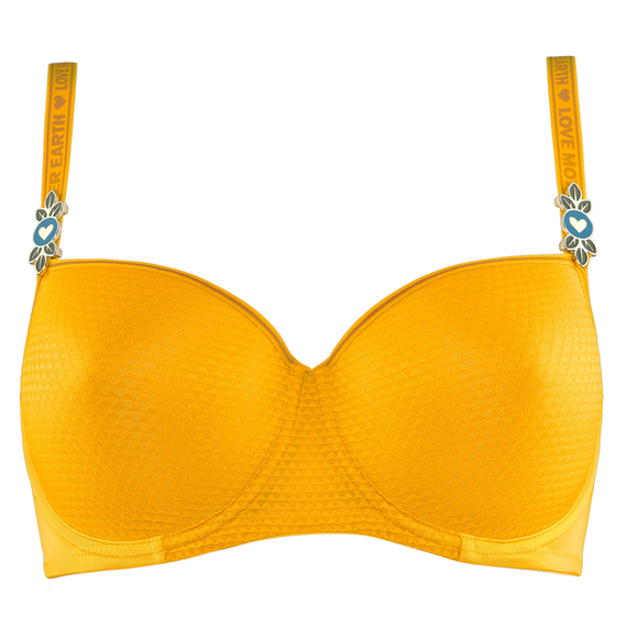 Marlies Dekkers Lady Leaf Vorgeformter Balconette BH Bright Ochre Yellow