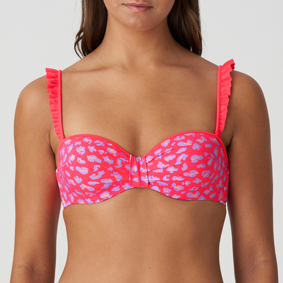 Marie Jo Swim La Gomera Bandeau Bikinitop Deep Sea Coral