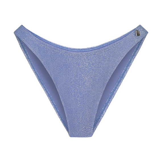 Lavender Glitter High Brazilian Bikinibroekje