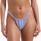 Lavender Glitter High Leg Bikinibroekje