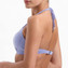 Beachlife Lavender Glitter Padded Triangle Bikinitop