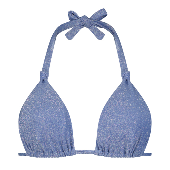 Lavender Glitter Triangle Bikinitop