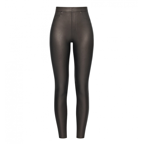 Spanx Leather Ankle Hose Black