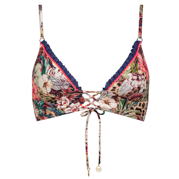 Watercult Leo Allures Triangle Bikinitop Wild Tropics
