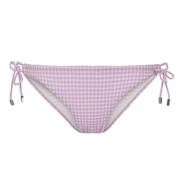 Beachlife Lilac Check Strikbroekje
