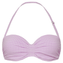 Beachlife Lilac Check Bandeau Bikinitop