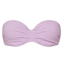 Beachlife Lilac Check Bandeau Bikinitop
