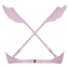Beachlife Lilac Check Plunge Bikinitop