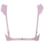 Beachlife Lilac Check Plunge Bikinitop
