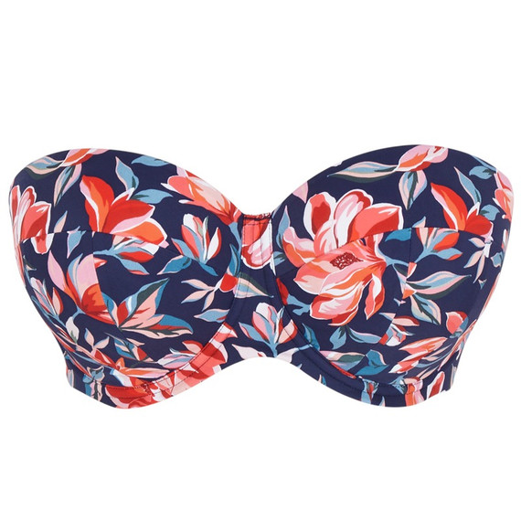 Panache Swim Liliflora Bandeau Bikinitop Liliflora Print
