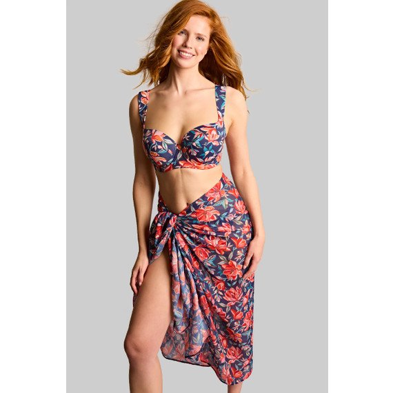 Panache Swim Liliflora Sarong Liliflora Print