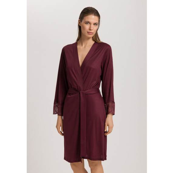 Hanro Lilith Bademantel Vivid Brown