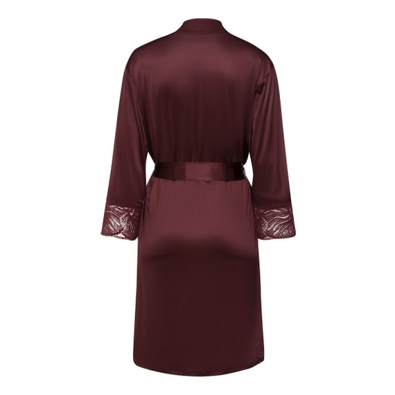 Hanro Lilith Kimono Vivid Brown
